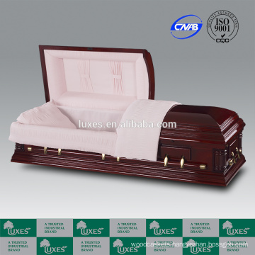 China Casket Manufacturers LUXES American Style Funeral Casket Norman